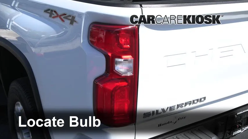 2020 Chevrolet Silverado 2500 HD LT 6.6L V8 Turbo Diesel Crew Cab Pickup Lights Reverse Light (replace bulb)